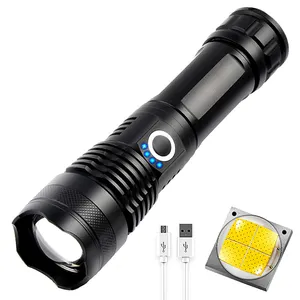 Taschenlampe torche Linterna Powerful Outdoor Camping Zoom Flash Light Tactical USB Rechargeable xhp70 xhp50 Led Flashlights