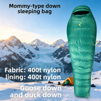 Sac de couchage pour adultes, style enveloppe, pour le camping et les voyages, vente en gros, hiver, chaud, imperméable, portable, à transporter à la main