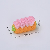 Décoration de scène de jeu miniature pour maison de poupée, mini gâteau aux fraises matcha, accessoires de poupée, jouets