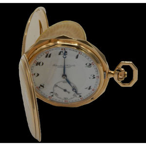Orologio da tasca in oro massiccio 14k-Schaffhausen IWC * ottime condizioni * - Product Image 2