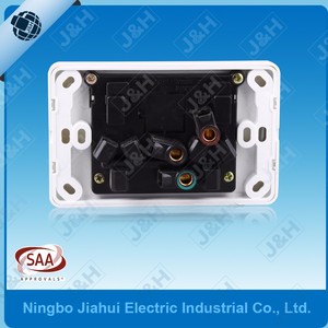 Prese Elettriche Doppie Standard AU SAA 15A 250V, Interruttore e Prese da Parete Bianche Sottili e Resistenti - Product Image 5