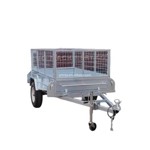 7C-2 type galvanized two rounds of tipping single axle trailer tractor tractor load of durable single axle trailer