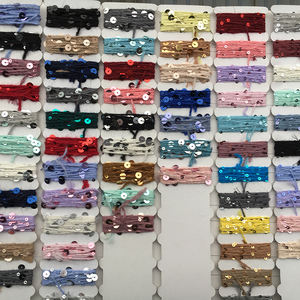 Норковая пряжа с блестками для ручного вязания и вязания крючком мягкая Длинная нить для волос с окрашенным узором для кардигана - Product Image 2