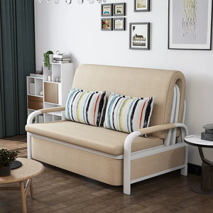 Sofá Cama Multiusos Ahorrador de Espacio, <span class=keywords><strong>Silla</strong></span> Plegable de Tela, Sofá Cama con Estructura Metálica para Sala de Estar - Product Image 4