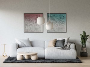 Chất lượng tuyệt vời trang trí nội thất 3D kết cấu bức tranh tay trừu tượng tác phẩm nghệ thuật bức Tranh vải bức tranh tường hình ảnh - Product Image 2