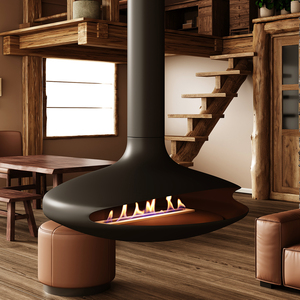 <span class=keywords><strong>Cheminée</strong></span> <span class=keywords><strong>suspendue</strong></span> au bioéthanol, sans fumée, écologique, de luxe européen, pour la décoration du salon, alimentée à l'alcool - Product Image 3