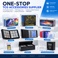 Solution d'affichage TCG, Boîtier de présentation ETB, Boîte de protection pour cartes à collectionner, Vitrine en acrylique, Présentoir pour collectionneur, Fournisseur unique, OEM