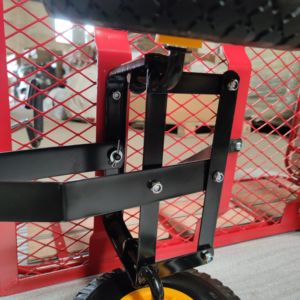 Carrello da Giardino per Esterni, Carretto Multiuso con Ringhiera in Legno per Bambini - Product Image 5