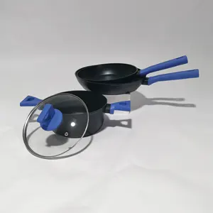 New Design Cookware Kitchen Non Stick Cooking Pot Set Kitchen Using Cooking Tools