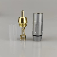 Connecteur Jack RCA en Cuivre Pur Plaqué Or, Câbles Audio RCA, Adaptateur Mâle, Prise RCA, Terminal de Haut-Parleur, Connecteurs Acoustiques