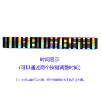 USB 5V or 12V Stereo VU Meter Indicator Music Spectrum Analyzer 20 Segment LED Level Display