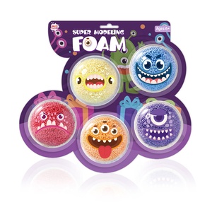 Nuevo Juguete Sensorial No Tóxico para Hacer Manualidades, Lodo de Nieve de Perlas Coloridas, Espuma Supermodeladora, Slime y Masilla para Niños con Textura de Espuma - Product Image 1