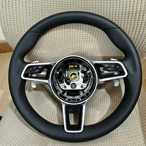 Volante de 3 radios de fibra de carbono y cuero para <span class=keywords><strong>Porsche</strong></span> 718 y Cayenne - Product Image 3