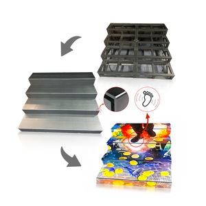 Độ sáng cao bền p2.97 ngoài trời dẫn tương tác cầu thang màn hình không thấm nước IP65 đánh giá Áp phích kỹ thuật số cho Plaza OEM - Product Image 6