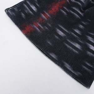 Gorro de esquí con imagen acrílica de alta calidad Unisex, etiqueta tejida de punto impresa teñida personalizada, gorro con letras para viajes en la playa de invierno - Product Image 3