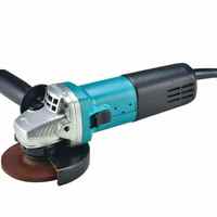 Nouvelle conception, meuleuse d'angle électrique puissante 1000W à moteur à balais, 125mm, tige courte avec interrupteur coulissant, qualité industrielle, disque de meulage