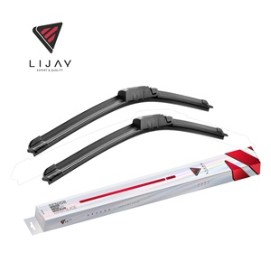 OEM LIJAY Factory Wholesale Soft for Coated Boneless Wiper Blade 22+22 Inches Natural Rubber Push Button for Audi A6L R8 - Product Image 3