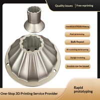Service de traitement des métaux par impression 3D, qualité industrielle, alliage d'aluminium SLM, moulage, polissage, coloration, haute précision, modèle de main