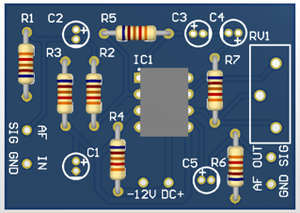 Module amplificateur opérationnel double LM358, carte de circuit préamplificateur micro, gain 40 dB, amplificateur de nivellement de signal 10-30 V pour capteurs - Product Image 2