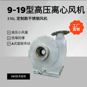 Customized Stainless Steel Centrifugal <b>Fan</b> High Pressure Corrosion Resistant For Chemical Glass Ceramic Factory - Product Image 5