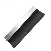 Brosse de joint de câble d'armoire de qualité industrielle de sortie d'usine UL94-V0 poils OEM support personnalisable canal de profil en aluminium