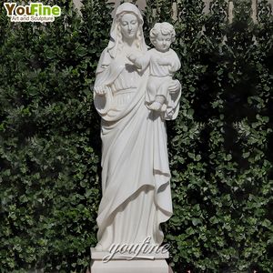 Statue <span class=keywords><strong>de</strong></span> <span class=keywords><strong>mère</strong></span> bénie en marbre grandeur nature pour les églises - Product Image 4