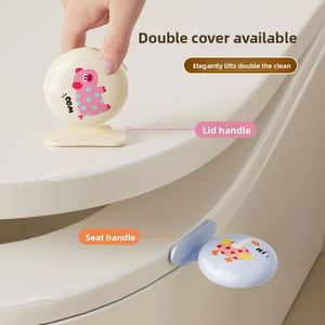 Lève-couvercle de toilettes mains libres pour aromathérapie avec poignée mignonne - Product Image 3