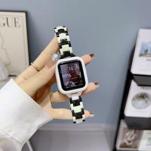 Coloré Femmes Filles Léger Clair Bande Pour <span class=keywords><strong>Apple</strong></span> <span class=keywords><strong>Watch</strong></span> Série Ultra 2 9 8 7 <span class=keywords><strong>6</strong></span> 5 4 3 2 1 SE Bandes PC <span class=keywords><strong>Bracelet</strong></span> - Product Image 4