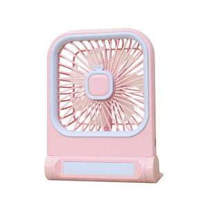Mini ventilador portátil recargable por USB con motor de CC, 5W, tres velocidades, para escritorio, camping y viajes - Product Image 5