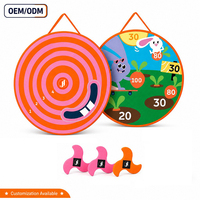 Cible de fléchettes adhésive double face de 26 pouces avec 3 étoiles de lancer en EVA, jeu de fête intérieur/extérieur pour enfants et adultes, vente en gros