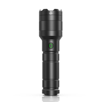 Lampe torche laser blanche UniqueFire New LEP haute puissance avec batterie intégrée rechargeable longue portée et réflecteur