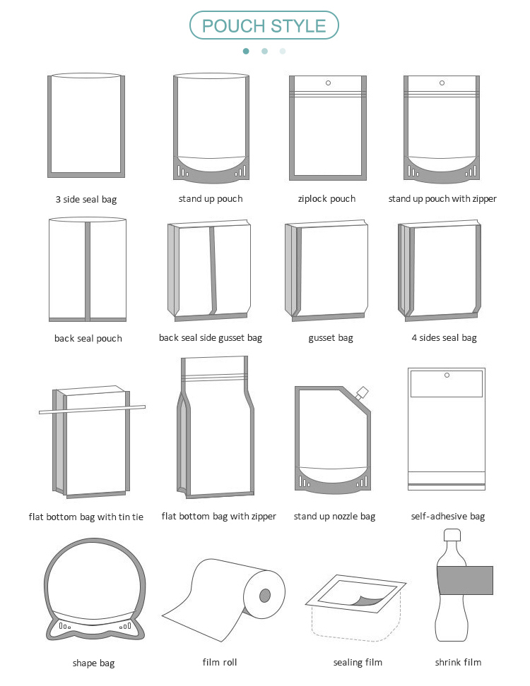 Kraft Paper Sachet Stand Up Pouch Kraft Paper Bag With Window, Sachet Kraft Stand Up Paper Pouch