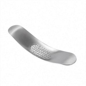 Outil de cuisine manuel, presse-ail en acier inoxydable avec logo personnalisé - Product Image 6
