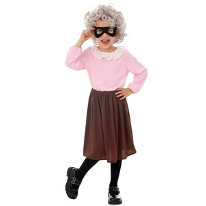 ชุดคุณยายโจร<span class=keywords><strong>โจร</strong></span>สำหรับเด็ก ชุดฮาโลวีนตลกๆ ชุดปลอมตัวคุณยาย ชุดสำหรับวันอ่านหนังสือ ชุดสำหรับงานปาร์ตี้ข้ามพรมแดน ชุดสำหรับการแสดง - Product Image 3