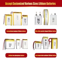 Batería de polímero de litio Lipo 3,7 654060 104060 502050 404050 de alta calidad para controlador de PSP de juguete de teléfono móvil y seguimiento GPS