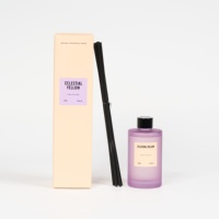 Diffuseur d'ambiance en verre Rainbow Amber, coffret de diffuseur de parfum d'intérieur, senteur naturelle, décoration