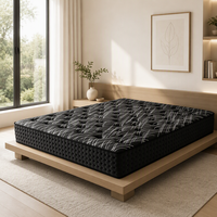 Matelas hybride à ressorts ensachés en promotion, compressé sous vide, en mousse à mémoire de forme, pour la maison, la chambre, l'hôtel, vente en gros