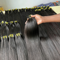 Paquetes de Cabello Humano Vietnamita Virgen 12A al por Mayor, Liso Extremo, Doble Trama, Cutícula Alineada