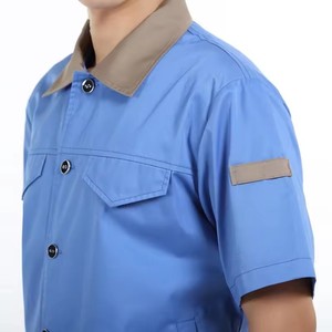 Ropa de trabajo de verano Vestido de manga corta antirradiación Blindaje de radiación electromagnética para equipo eléctrico Tejido de habitación - Product Image 5