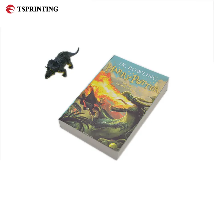 Contoh gratis buku sampul lembut cetak buku cerita anak-anak bahasa Inggris terkenal novel ajaib Set buku sampul lembut layanan cetak