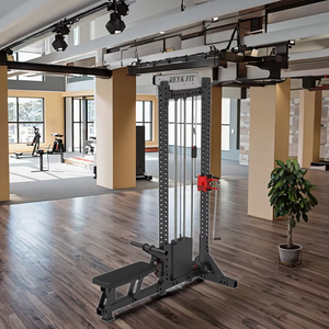 Máquina de Poleas Altas y Bajas REYK - Equipo Comercial para Ejercicios de Tríceps <span class=keywords><strong>con</strong></span> Pila de Pesas de 75+ kg, Bíceps de Acero Inoxidable y Más - Product Image 4