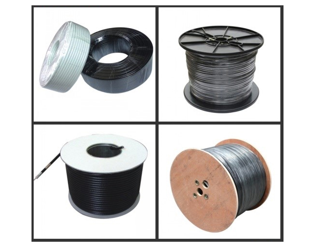 RG59 + 2c Power Coaxial Cable And Wire With PVC / PE / LSZH Jacket