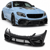 Pare-chocs avant pour Mercedes Benz W205 C63 C63s C43 Coupé Berline, Spoiler de pare-chocs arrière, Diffuseur en fibre de carbone, Kit carrosserie