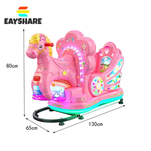 Ngựa nhỏ Swing Máy Kiddy đồng tiền hoạt động đi xe Kiddie Rides Máy trò chơi với màn hình - Product Image 6