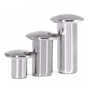 M3 M4 M5 M6 M8 aleación de aluminio sólido acero seta truss cabeza barco remache Inox Acero inoxidable remaches sólidos para automoción - Product Image 2