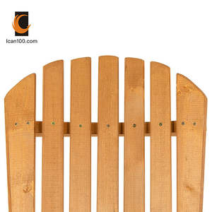 Mobilier d'extérieur minimaliste Chaise longue pour piscine Chaise longue chaise Adirondack en bois pliante - Product Image 6