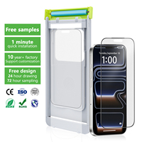 Aurey Anti-empreintes digitales Anti-poussière 3d céramique Anti-reflet 9h verre trempé protecteur d'écran Mobile pour iphone 17 Pro Max
