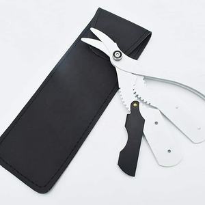 Rasoir de barbier professionnel jetable en acier inoxydable à lame droite avec lame unique pour un rasage de près manuel et sécurisé - Product Image 1