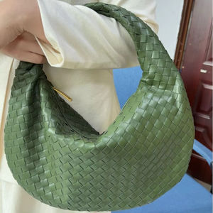 Tendances Mode 2025 : Sac à Main en Jean Tissé pour Femme, Sac d'Épaule Unique, Sac à l'Épaule, Fermeture Éclair, Géométrique, Tendance, Imperméable pour l'Été - Product Image 3
