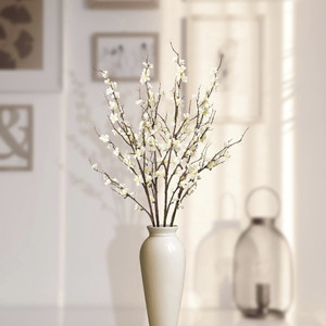 Fleurs artificielles en soie de prunier rouge 30cm-100cm pour décorations de mariage - Product Image 4